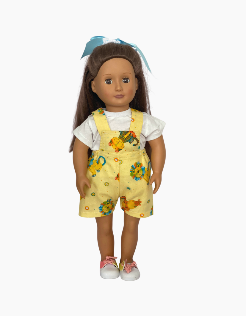 Shortalls | Assorted colours | Boys & Girls | Fits Our Generation 45cm Doll