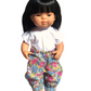 Cuffed Pants | Floral Collection | Fits Miniland Doll 38cm