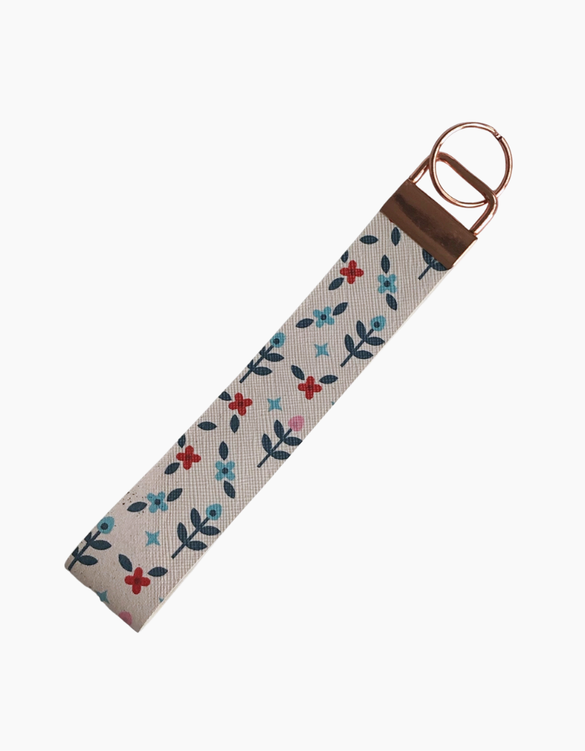 Floral Collection | Wristlet | Key Ring | Bag Tag | Free Shipping