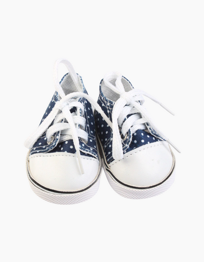 Canvas Spot Sneakers | Boys & Girls | Assorted Colours | Suits 38-45cm Dolls