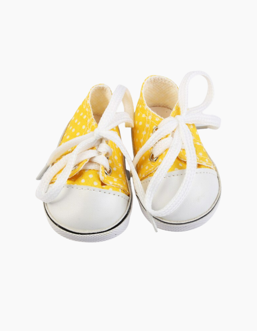 Canvas Spot Sneakers | Boys & Girls | Assorted Colours | Suits 38-45cm Dolls