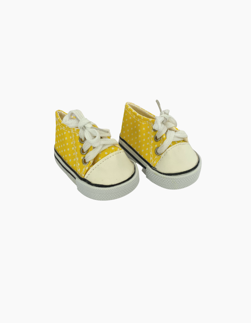 Canvas Spot Sneakers | Boys & Girls | Assorted Colours | Suits 38-45cm Dolls