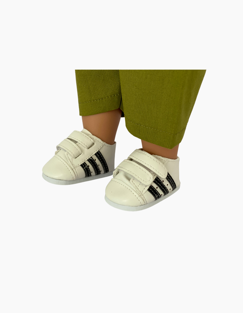 Velcro Sneakers | Assorted Colours | Boys & Girls | Suits 38-45 cm dolls