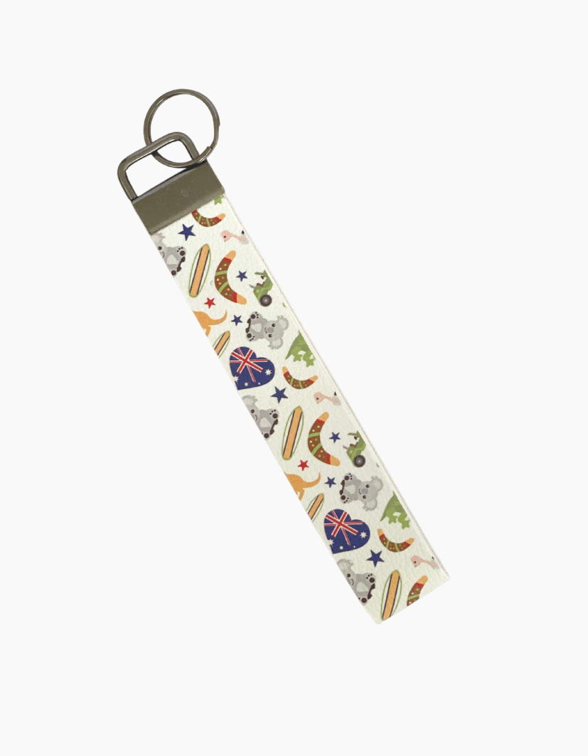 Australiana Collection | Wristlet | Key Ring | Bag Tag | Free Shipping