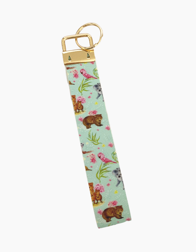 Australiana Collection | Wristlet | Key Ring | Bag Tag | Free Shipping