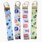 Socials Collection | Wristlet | Key Ring | Bag Tag | Free Shipping