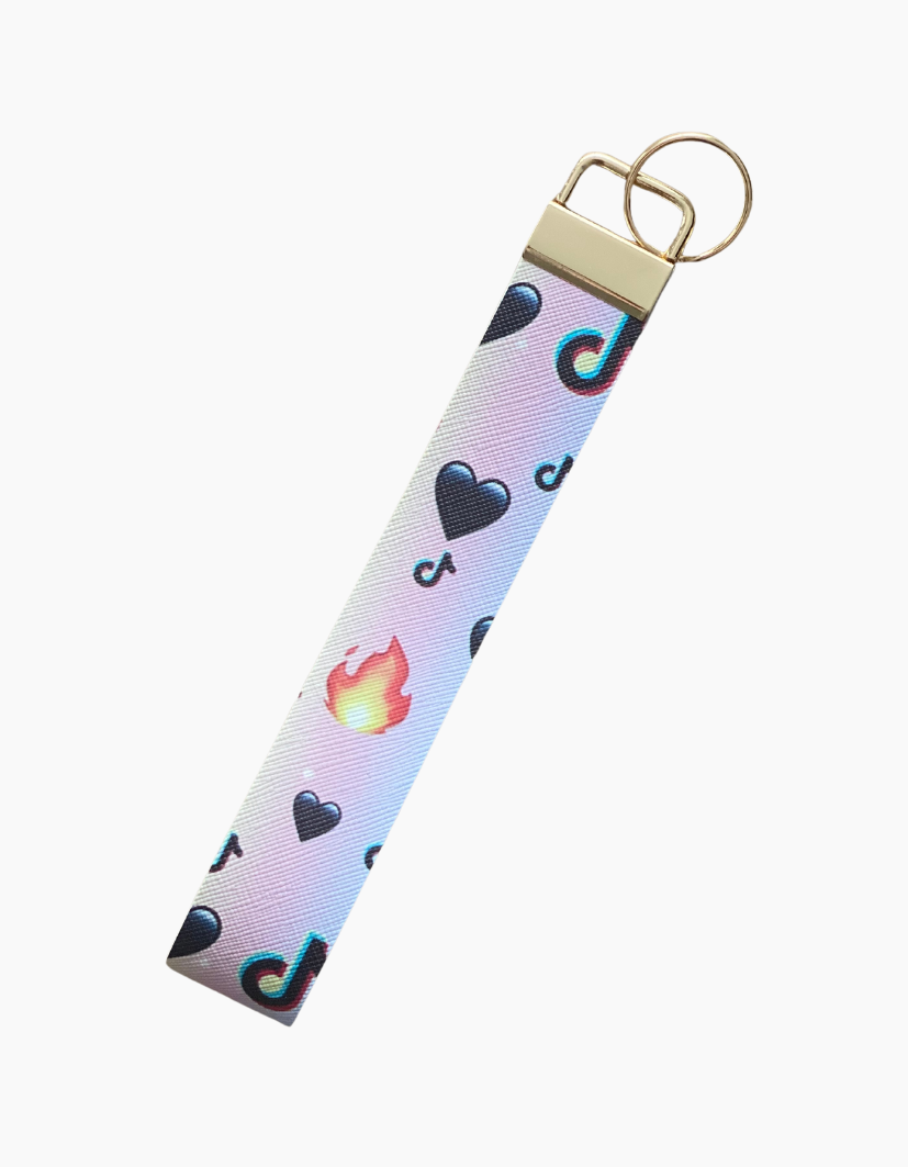 Socials Collection | Wristlet | Key Ring | Bag Tag | Free Shipping