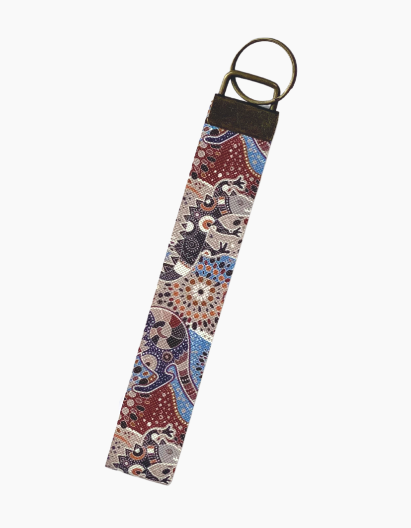 Indigenous Collection | Wristlet | Key Ring | Bag Tag | Free Shipping